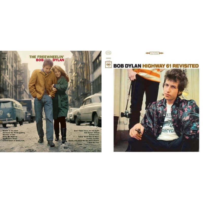 Bob Dylan – Freewheelin Bob Dylan (140G/Dl Code) & Highway 61 Revisited – LP Vinyl Bundle
