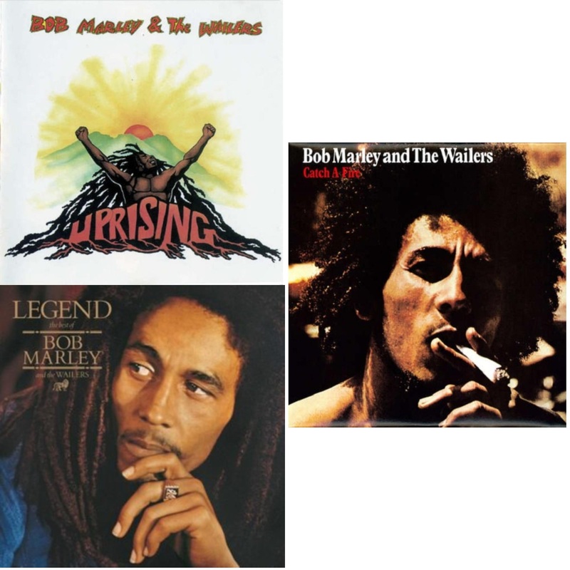 Bob & The Wailers Marley – Uprising & Legend & Catch A Fire – LP Vinyl Bundle