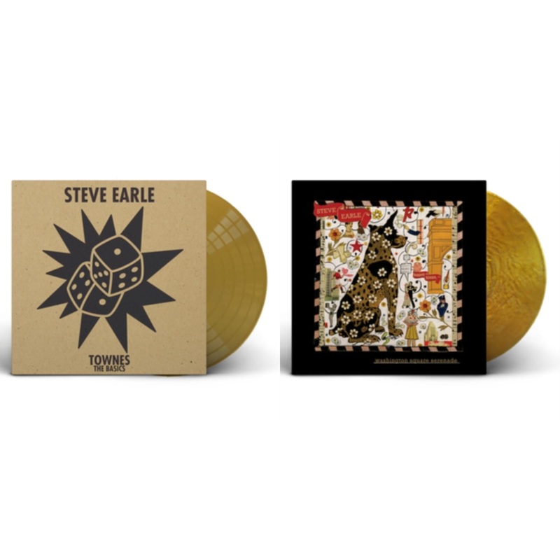 Steve Earle – Townes: The Basics (Gold LP Vinyl) & Washington Square Serenade (Metallic Gold LP Vinyl)