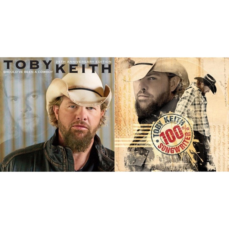 Toby Keith – Should’ve Been A Cowboy (25Th Anniversary Edition) & 100% Songwriter – LP Vinyl Bundle