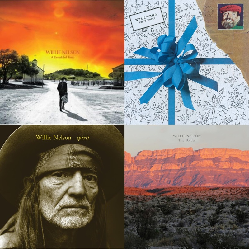 Willie Nelson – Beautiful Time & Pretty Paper & Spirit (180G) & Border – LP Vinyl Bundle