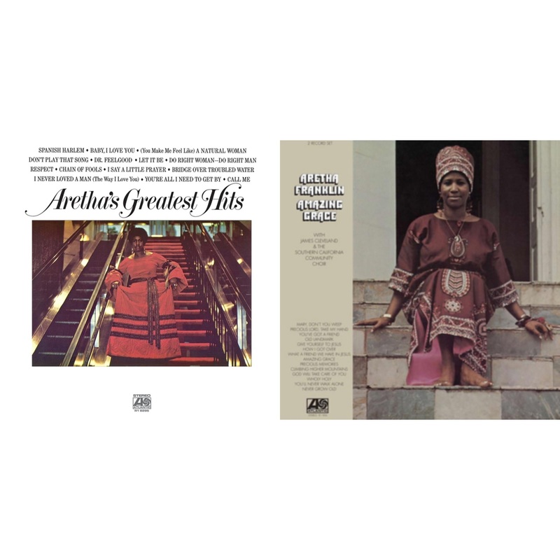 Aretha Franklin – Greatest Hits & Amazing Grace – LP Vinyl Bundle