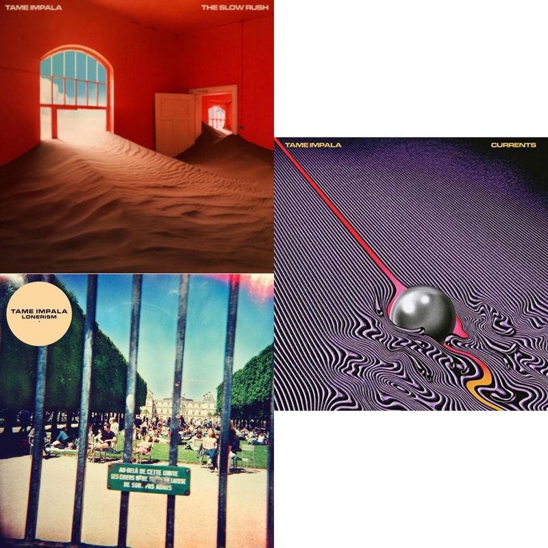 Tame Impala – Slow Rush (2LP) & Lonerism (10Th Anniversary/Super Deluxe/3LP Boxset) & Currents