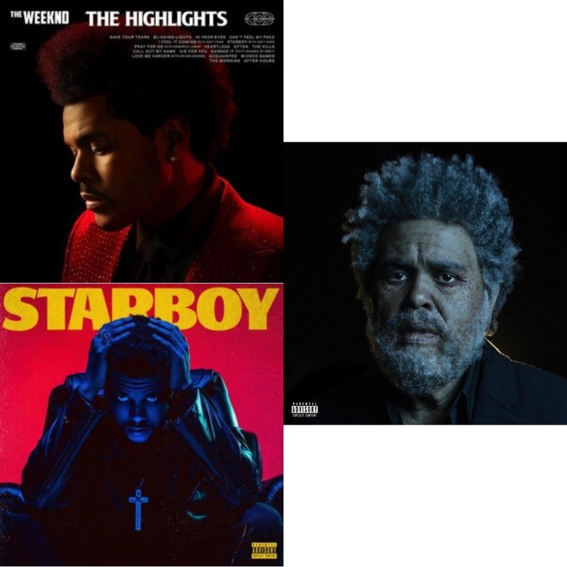 Weeknd – Highlights (2LP) & Starboy (2LP/Translucent Red Vinyl/Gatefold) & Dawn Fm (X) (2LP)