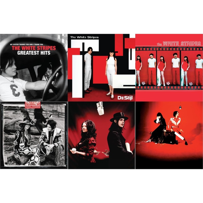 White Stripes – White Stripes Greatest Hits (2LP) & De Stijl & White Stripes & Icky Thump (2LP) & Get Behind Me Satan (2LP) & Elephant (2LP)