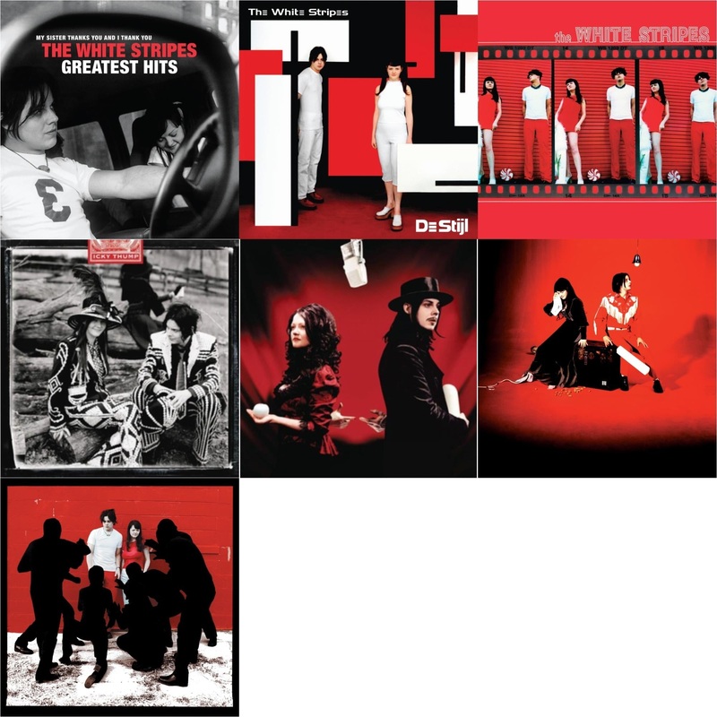 White Stripes – White Stripes Greatest Hits (2LP) & De Stijl & White Stripes & Icky Thump (2LP) & Get Behind Me Satan (2LP) & Elephant (2LP) & White Blood Cells (Reissue)