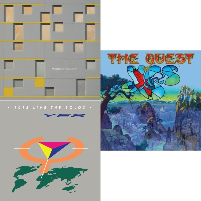 Yes – Yessingles (Yellow/Orange/Black Splatter LP Vinyl) (Rocktober) & 9012Live – The Solos (180G/Limited Edition) & Quest (2LP/2CD)