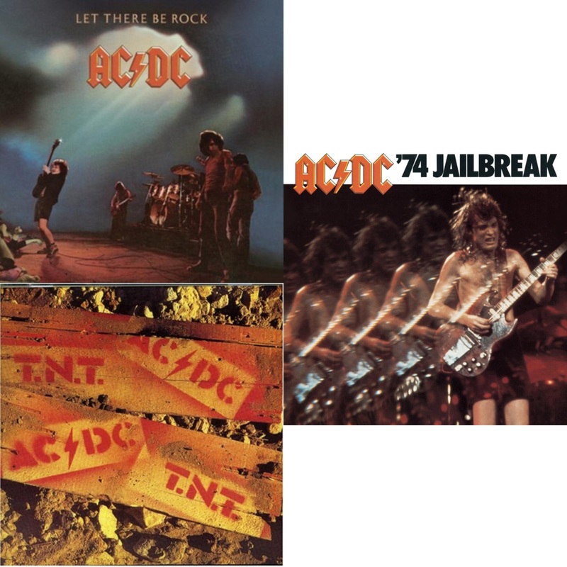 Ac/Dc – Let There Be Rock & Tnt & 74 Jailbreak – CD Bundle