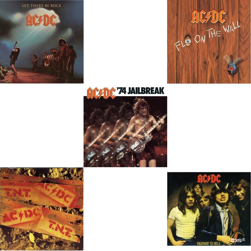 Ac/Dc – Let There Be Rock & Tnt & 74 Jailbreak & Fly On The Wall & Highway To Hell – CD Bundle