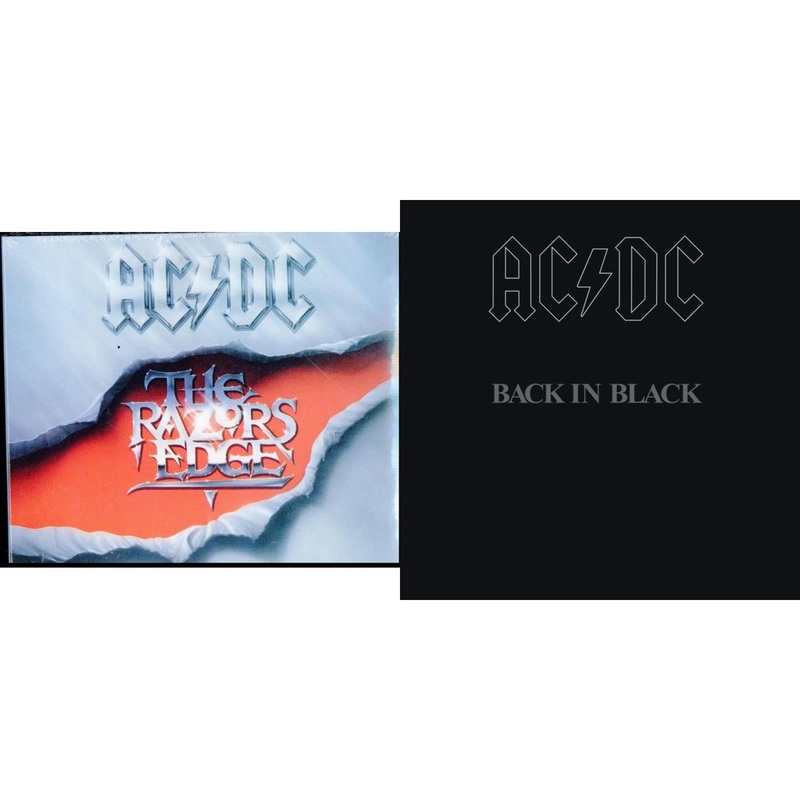 Ac/Dc – Razor’s Edge & Back In Black – CD Bundle