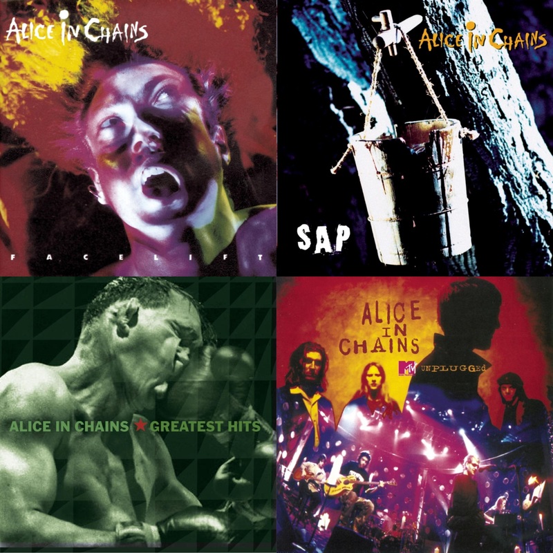 Alice In Chains – Facelift & Sap & Greatest Hits & Unplugged – CD Bundle