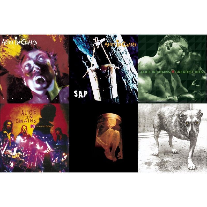 Alice In Chains – Facelift & Sap & Greatest Hits & Unplugged & Nothing Safe: Best Of The Box & Alice In Chains – CD Bundle