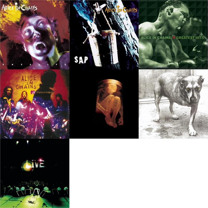Alice In Chains – Facelift & Sap & Greatest Hits & Unplugged & Nothing Safe: Best Of The Box & Alice In Chains & Live – CD Bundle