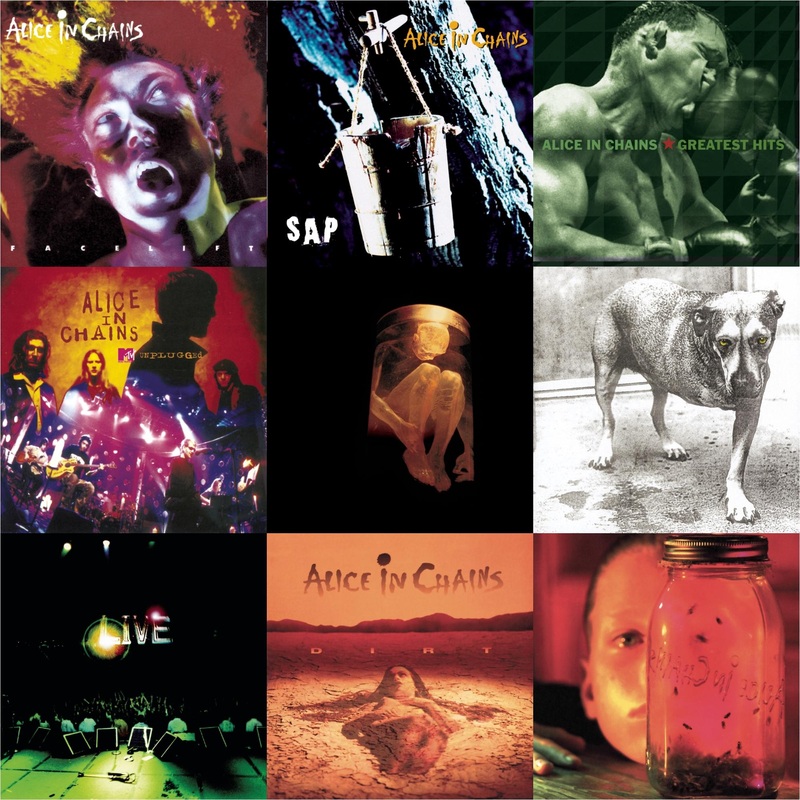 Alice In Chains – Facelift & Sap & Greatest Hits & Unplugged & Nothing Safe: Best Of The Box & Alice In Chains & Live & Dirt & Jar Of Flies – CD Bundle