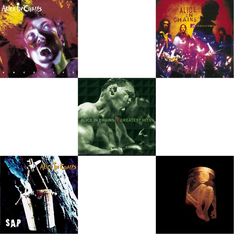 Alice In Chains – Facelift & Sap & Greatest Hits & Unplugged & Nothing Safe: Best Of The Box – CD Bundle