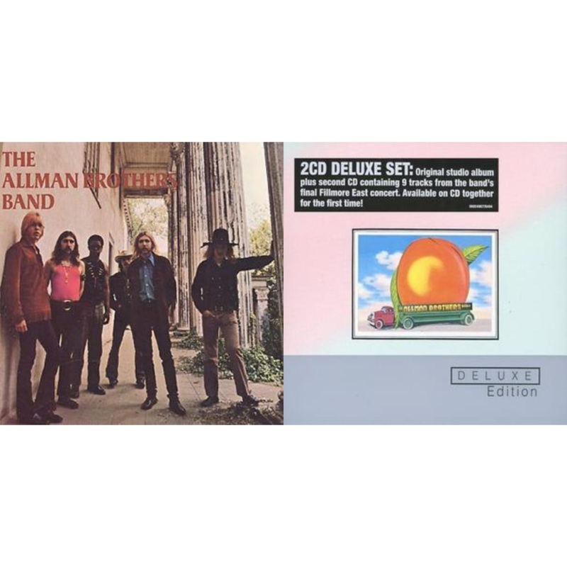 Allman Brothers Band – Allman Brothers Band & Eat A Peach (Deluxe) – CD Bundle