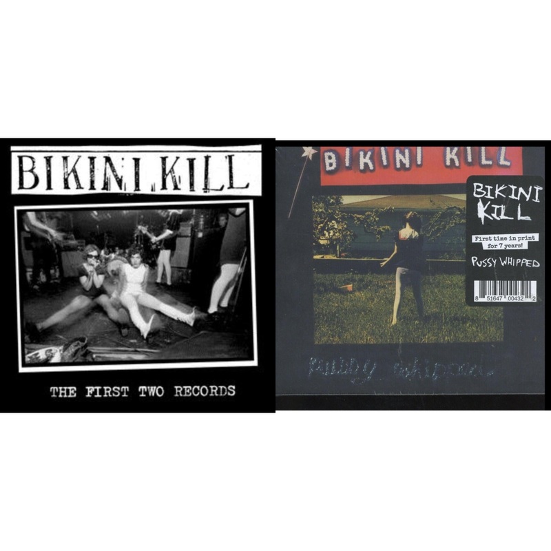 Bikini Kill – First Two Records & Pussy Whipped – CD Bundle