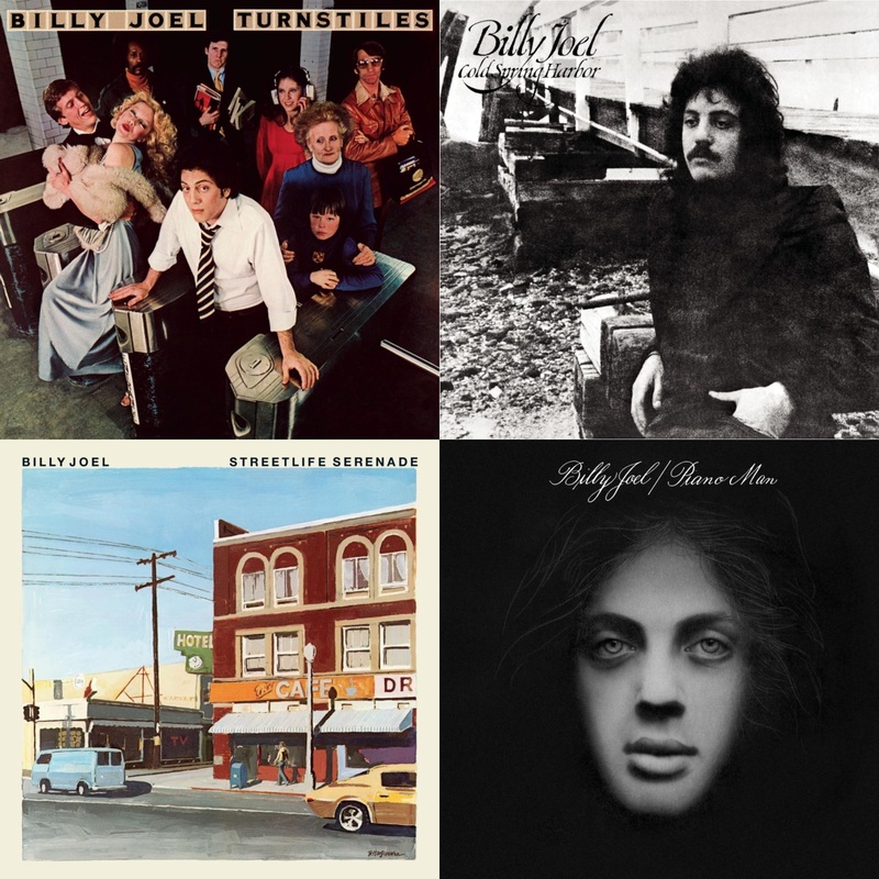 Billy Joel – Turnstiles & Cold Spring Harbor & Streetlife Serenade & Piano Man – LP Vinyl Bundle
