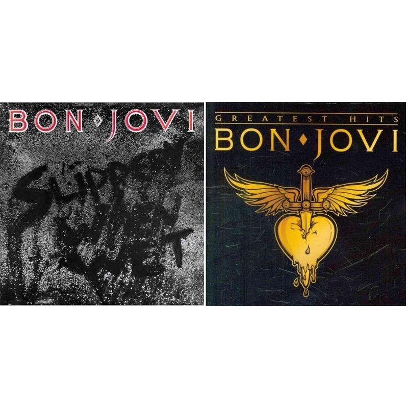 Bon Jovi – Slippery When Wet & Bon Jovi Greatest Hits – CD Bundle