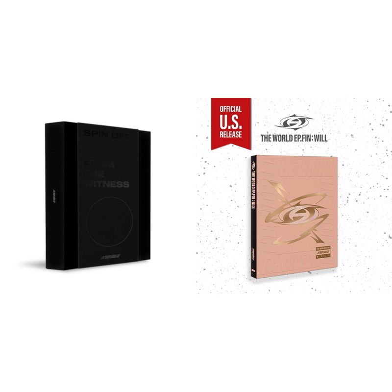 Ateez – Spin Off : From The Witness (Witness Version) (Limited) & World Ep.Fin : Will – (A Ver.) (Us Basic) – CD Bundle