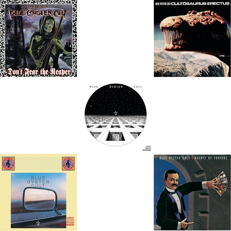 Blue Oyster Cult – Don’t Fear The Reaper: Best Of Blue Oyster Cult & Mirrors & Blue Oyster Cult & Cultosaurus Erectus & Agents Of Fortune – CD Bundle