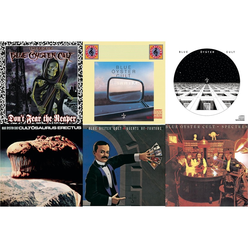 Blue Oyster Cult – Don’t Fear The Reaper: Best Of Blue Oyster Cult & Mirrors & Blue Oyster Cult & Cultosaurus Erectus & Agents Of Fortune & Spectres – CD Bundle