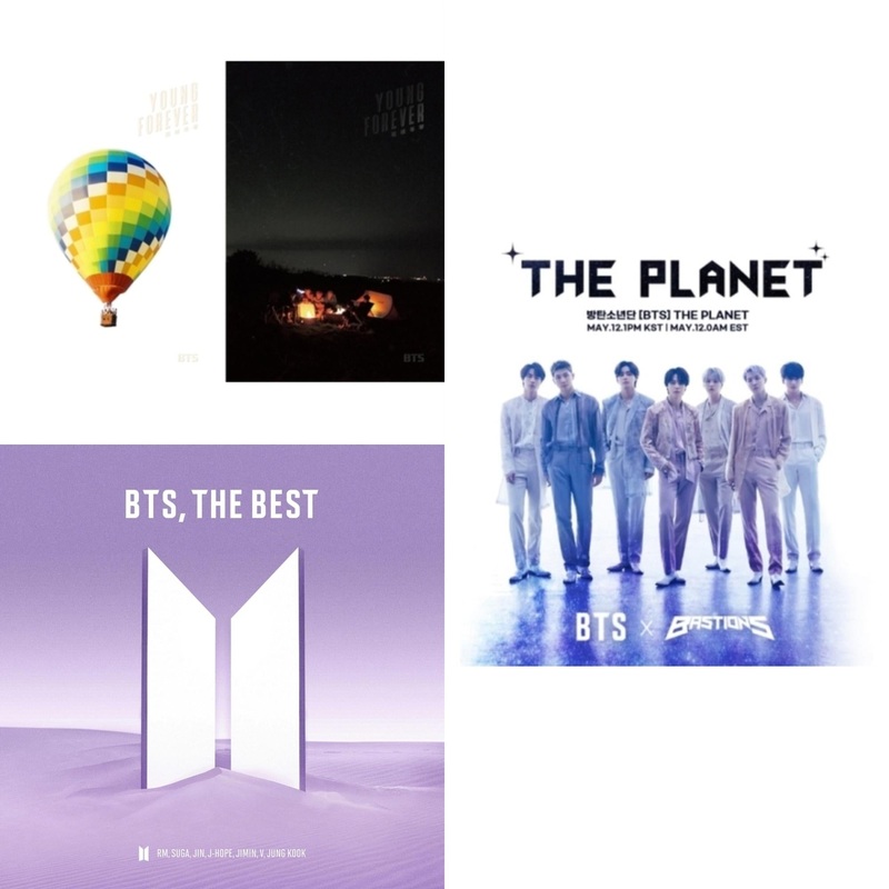Bts – In The Mood For Love (Young Forever) (Special Album/Book/Card) & BTS: The Best (2CD/Booklet) (Japanese Ver.) & Planet (Bastions Ost)