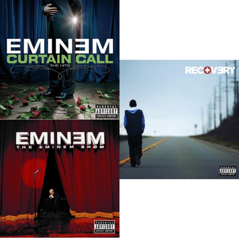 Eminem – Curtain Call: Hits & Eminem Show & Recovery – CD Bundle