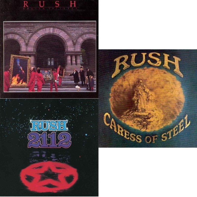 Rush – Moving Pictures (Remastered) & 2112 & Caress Of Steel – CD Bundle