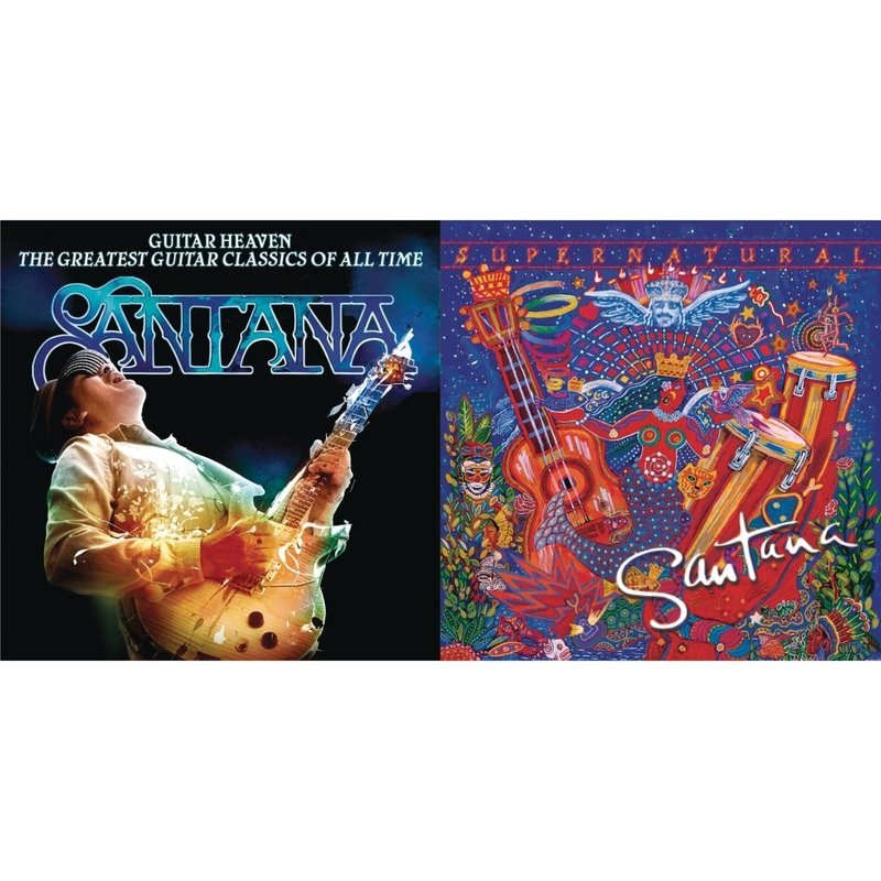Santana – Guitar Heaven: Greatest Guitar Classics Of All Time & Supernatural – CD Bundle