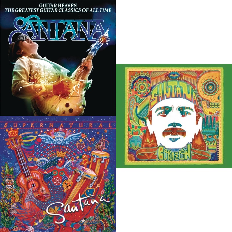 Santana – Guitar Heaven: Greatest Guitar Classics Of All Time & Supernatural & Corazon – CD Bundle