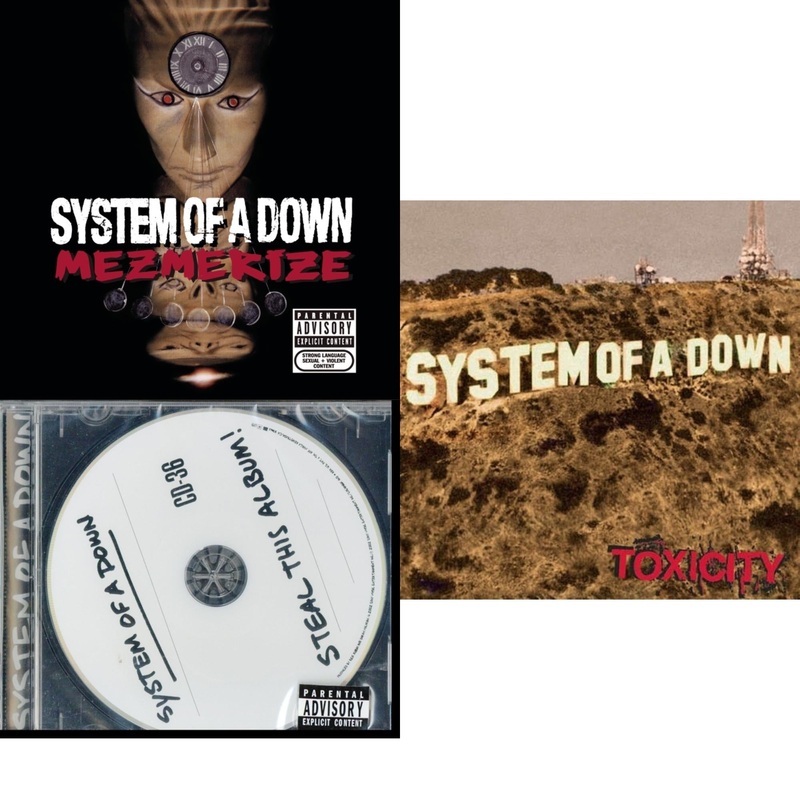 System Of A Down – Mezmerize & Steal This Album & Toxicity – CD Bundle