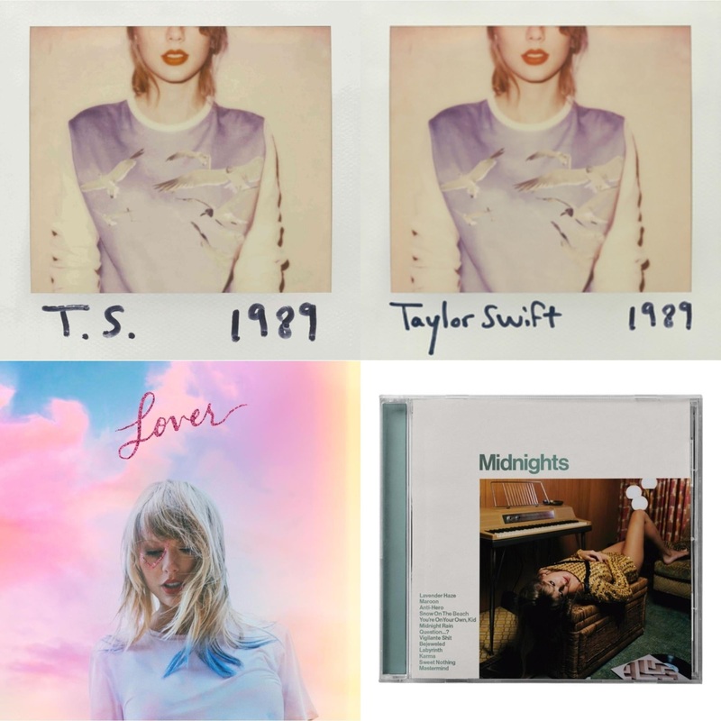 Taylor Swift – 1989 & 1989 & Lover (Deluxe) (Version 2) & Midnights (X) (Jade Green CD)