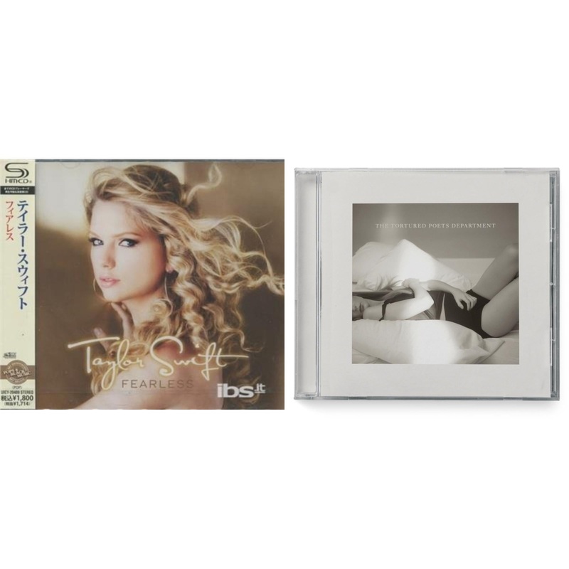 Taylor Swift – Fearless & Tortured Poets Department(X) (Manuscript- Bonus Track) – CD Bundle