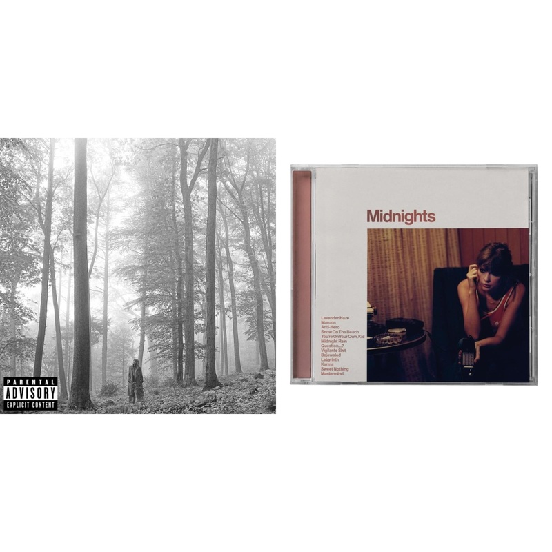 Taylor Swift – Folklore (X) & Midnights (X) (Blood Moon CD)