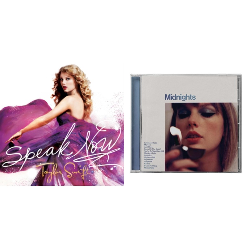 Taylor Swift – Speak Now & Midnights (X) (Moonstone Blue CD)