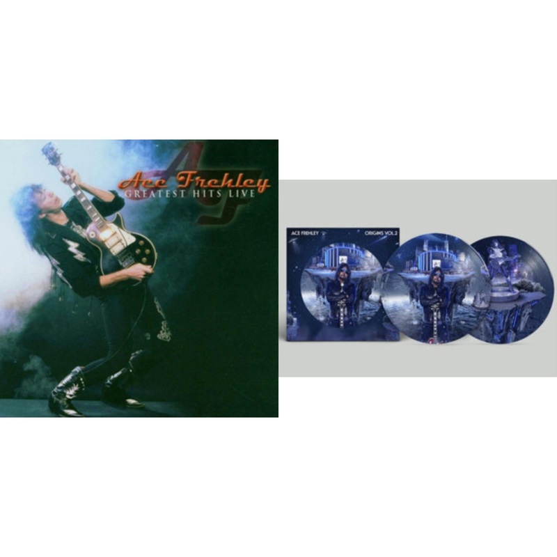 Ace Frehley – Greatest Hits Live & Origins: Vol. 2 (Picture Disc) – LP Vinyl Bundle