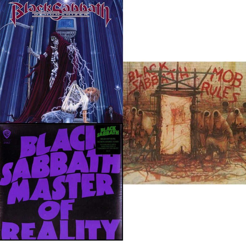 Black Sabbath – Dehumanizer (Deluxe Edition/2LP) (Rocktober) & Master Of Reality (180G) & Mob Rules (Deluxe/2LP)
