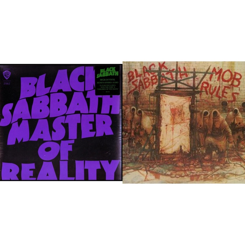 Black Sabbath – Master Of Reality (180G) & Mob Rules (Deluxe/2LP)