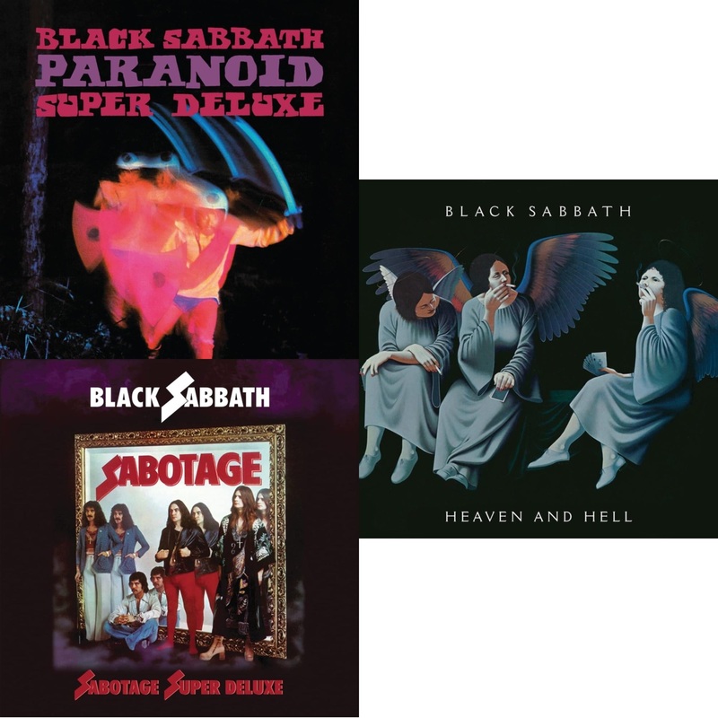 Black Sabbath – Paranoid (Deluxe Edition) & Sabotage (Super Deluxe Edition/4LP/7Inch) & Heaven & Hell (Deluxe/2LP)