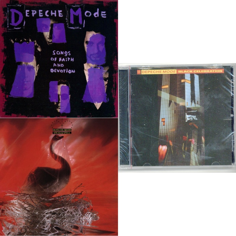 Depeche Mode – Songs Of Faith & Devotion & Speak & Spell & Black Celebration – CD Bundle