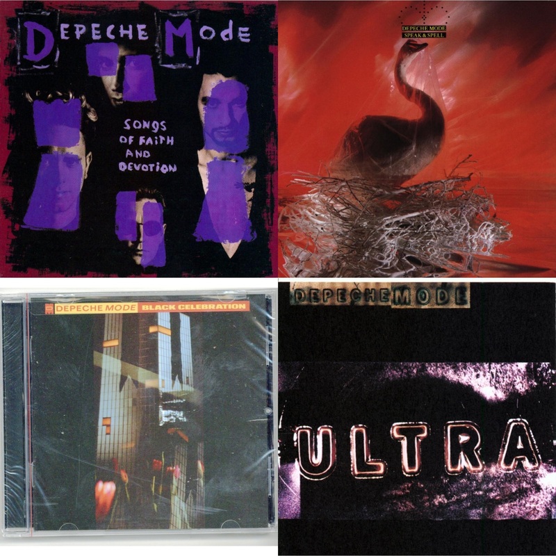 Depeche Mode – Songs Of Faith & Devotion & Speak & Spell & Black Celebration & Ultra – CD Bundle