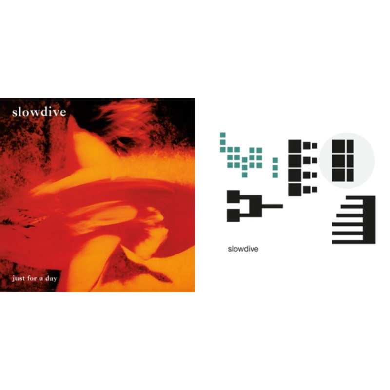 Slowdive – Just For A Day (Translucent Red Marbled LP Vinyl) & Pygmalion (Purple Marbled LP Vinyl)