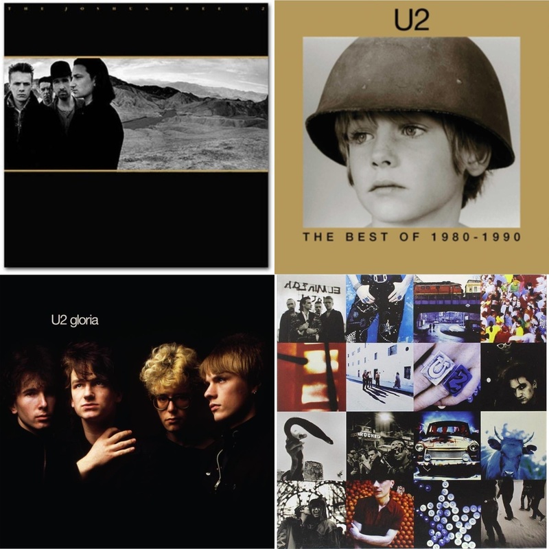 U2 – Joshua Tree & Best Of 1980-1990 (180G/2 LP) & Gloria (40Th Anniversary/180G/Transparent Yellow LP Vinyl) & Achtung Baby (180G/2 LP)
