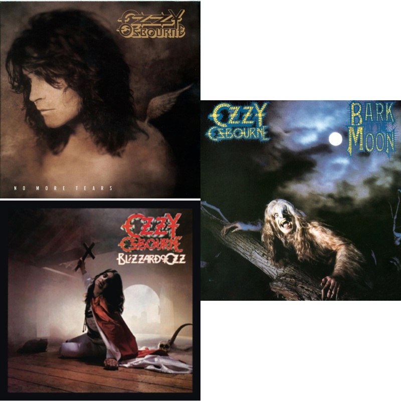 Ozzy Osbourne – No More Tears & Blizzard Of Ozz & Bark At The Moon – CD Bundle