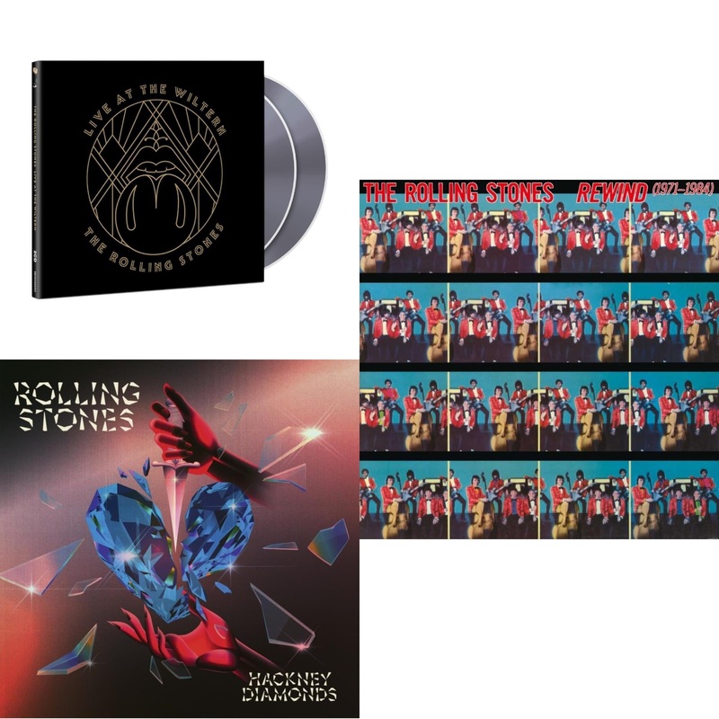 Rolling Stones – Live At The Wiltern (2CD) & Hackney Diamonds (Live Edition) (2CD) & Rewind (1971-1984) (Super High Material CD)