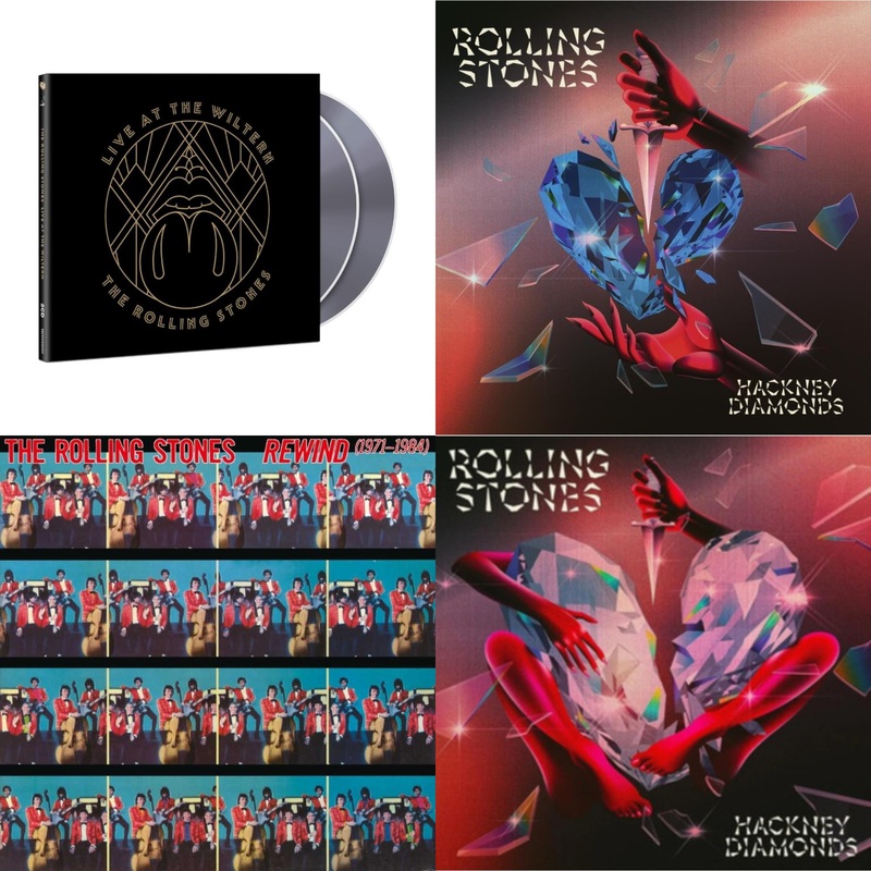 Rolling Stones – Live At The Wiltern (2CD) & Hackney Diamonds (Live Edition) (2CD) & Rewind (1971-1984) (Super High Material CD) & Hackney Diamonds