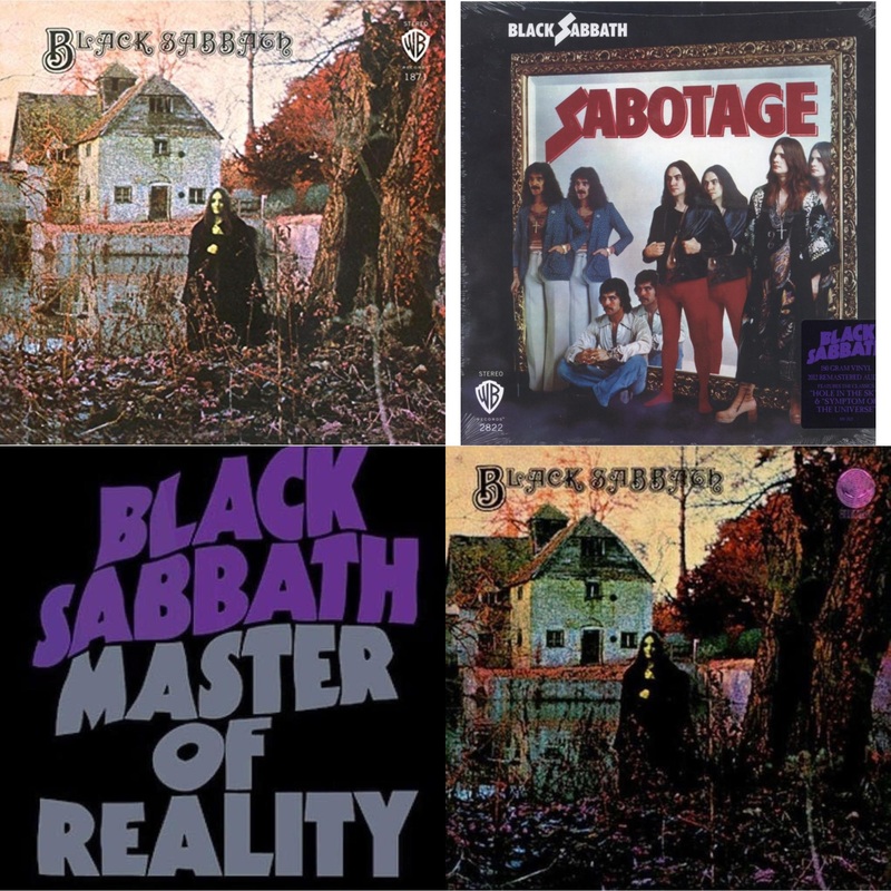 Black Sabbath – Black Sabbath (180G) & Sabotage (180G) & Master Of Reality & Black Sabbath (LP/CD) (180G)