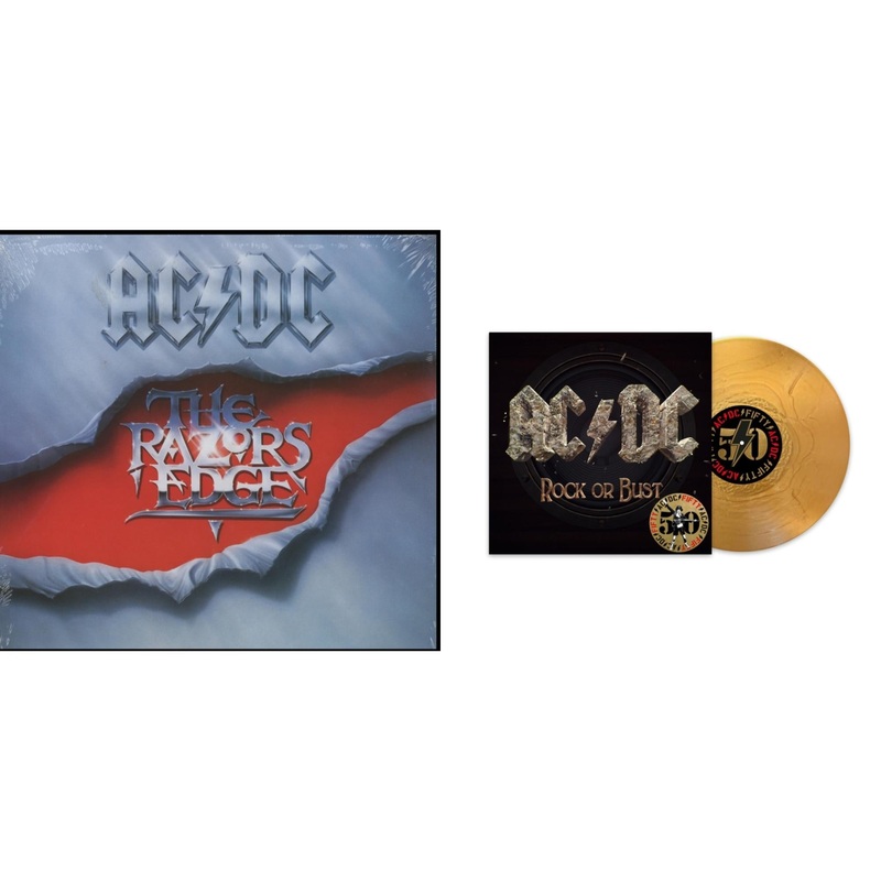 Ac/Dc – RazorS Edge (180G) & Rock Or Bust(50Th Anniversary/Gold Color LP Vinyl)
