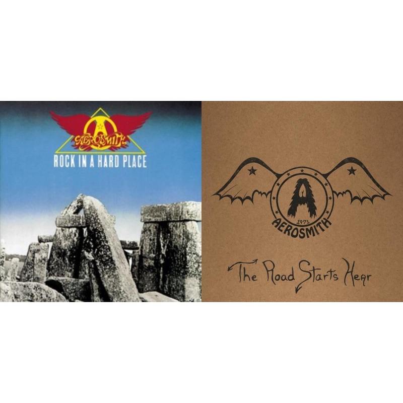 Aerosmith – Rock In A Hard Place & 1971: The Road Starts Here – LP Vinyl Bundle
